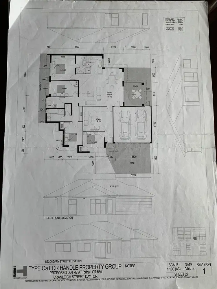 Floorplan of Homely house listing, 8 Aurum Parade, Dayton WA 6055