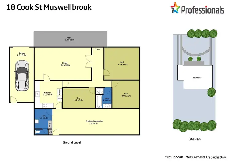 Floorplan of Homely house listing, 18 Cook Street, Muswellbrook NSW 2333