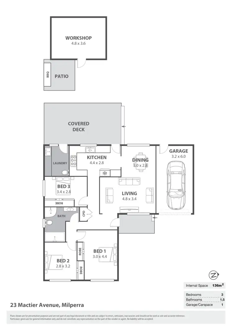 Floorplan of Homely house listing, 23 Mactier Avenue, Milperra NSW 2214