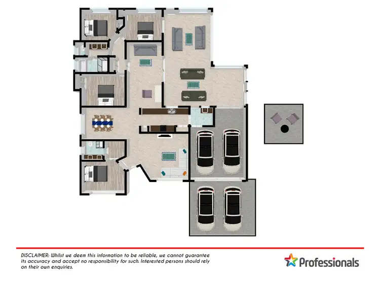 Floorplan of Homely house listing, 3 Zodiac Place, Erskine Park NSW 2759