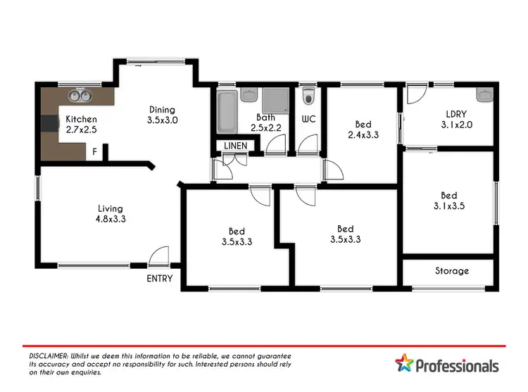 Floorplan of Homely house listing, Address available on request