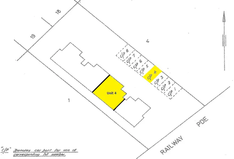 Floorplan of Homely unit listing, 4/259 Railway Parade, Maylands WA 6051