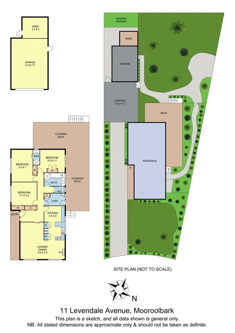 Floorplan of Homely house listing, 11 Levendale Avenue, Mooroolbark VIC 3138