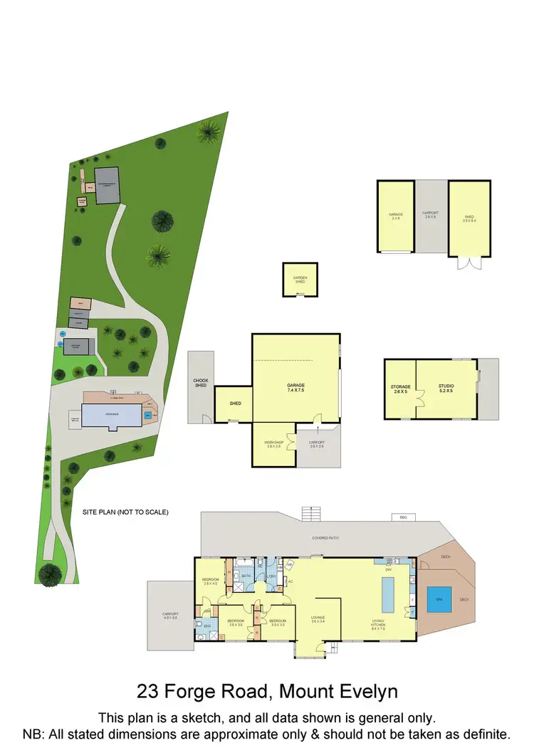 Floorplan of Homely house listing, 23 Forge Road, Mount Evelyn VIC 3796