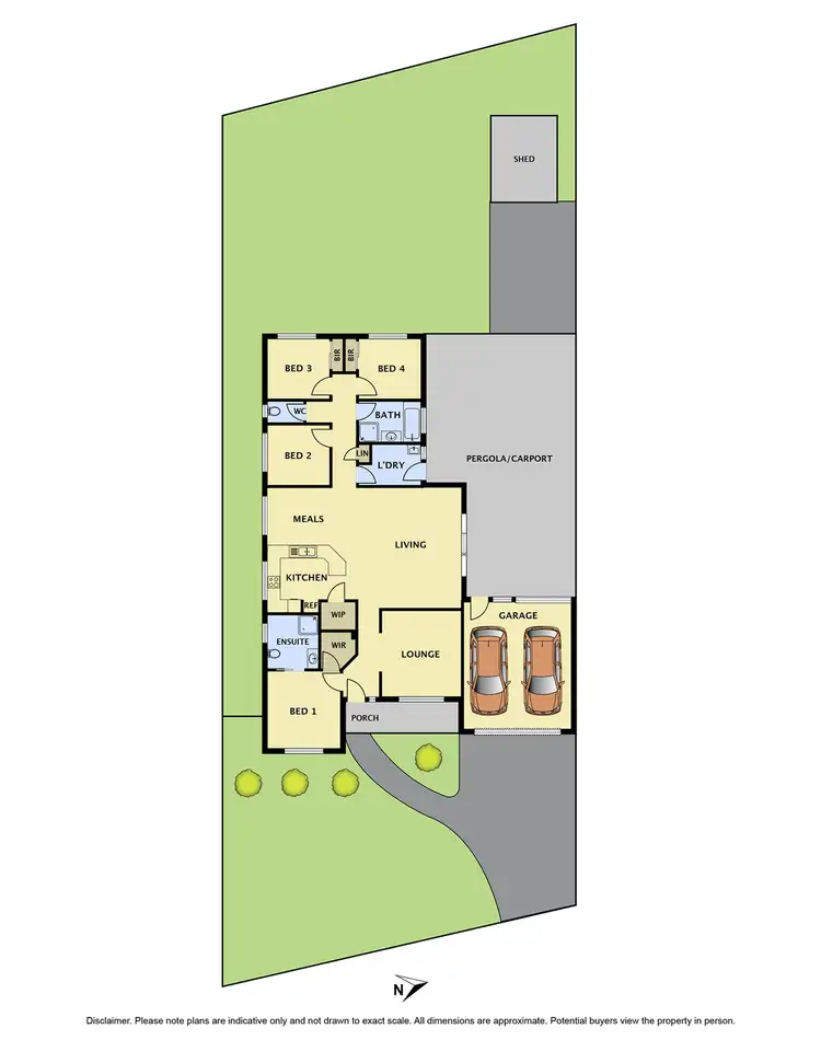 Floorplan of Homely house listing, 101 Hanson Road, Craigieburn VIC 3064