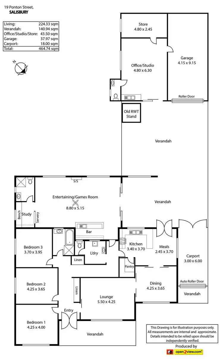Floorplan of Homely house listing, 19 Ponton Street, Salisbury SA 5108