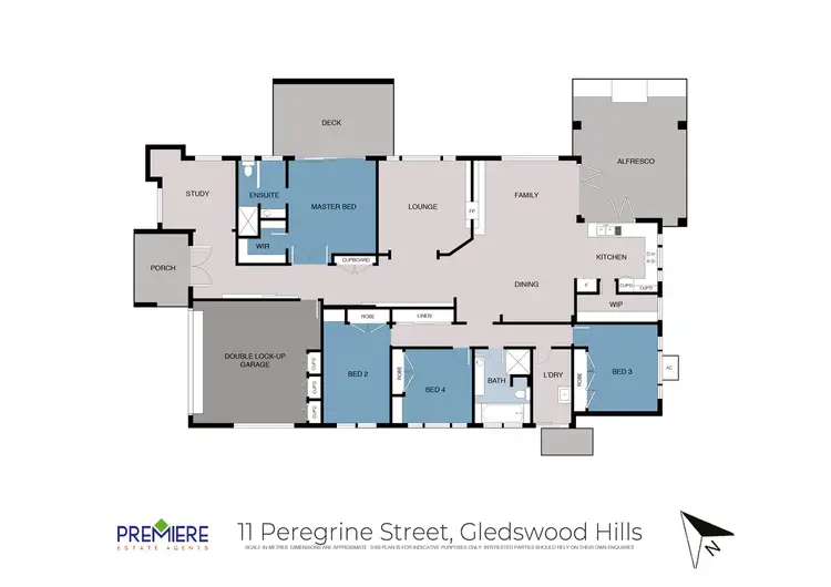 Floorplan of Homely house listing, 11 Peregrine Street, Gledswood Hills NSW 2557