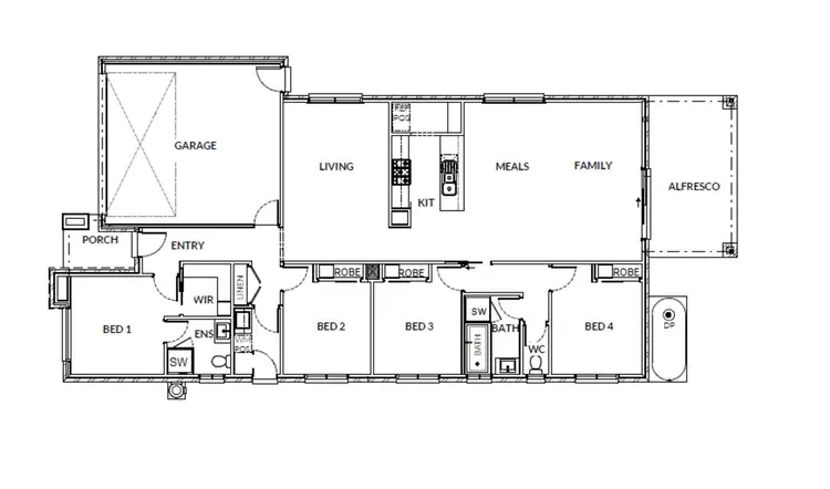 Floorplan of Homely other listing, Lot/34 Page Street, Maryborough VIC 3465
