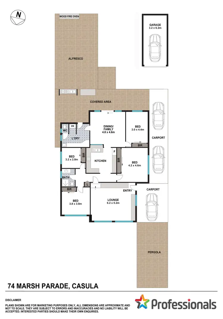 Floorplan of Homely house listing, 74 Marsh Parade, Casula NSW 2170