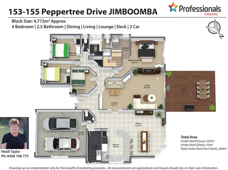 Floorplan of Homely house listing, 153-155 Peppertree Drive, Jimboomba QLD 4280