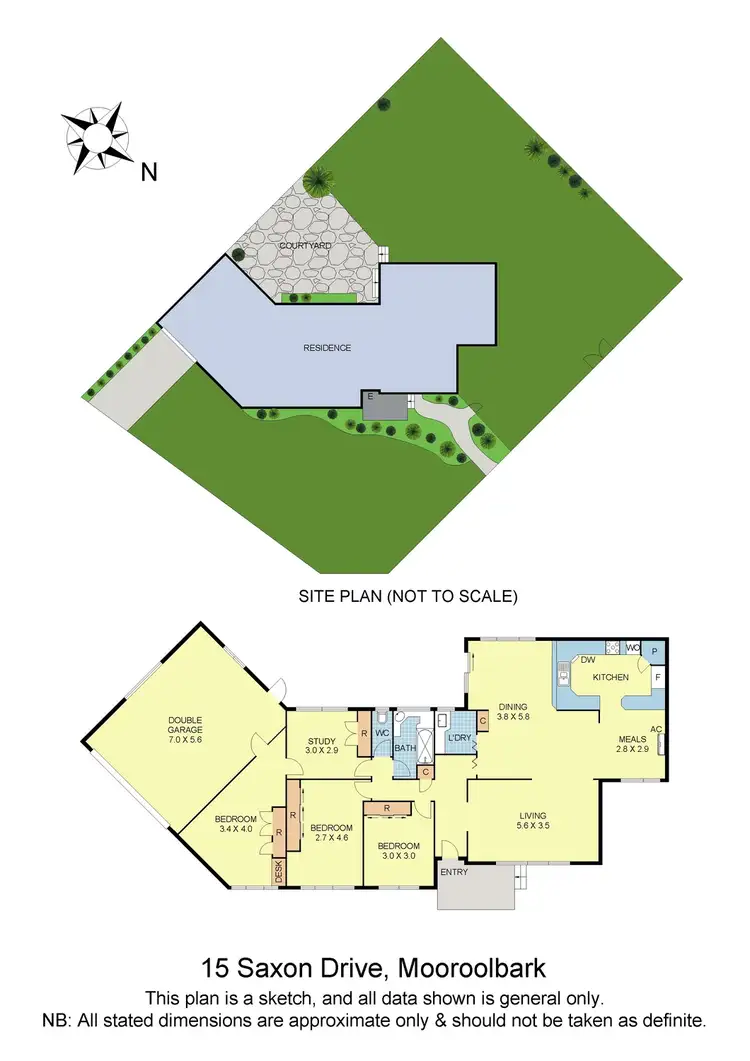 Floorplan of Homely house listing, 15 Saxon Drive, Mooroolbark VIC 3138
