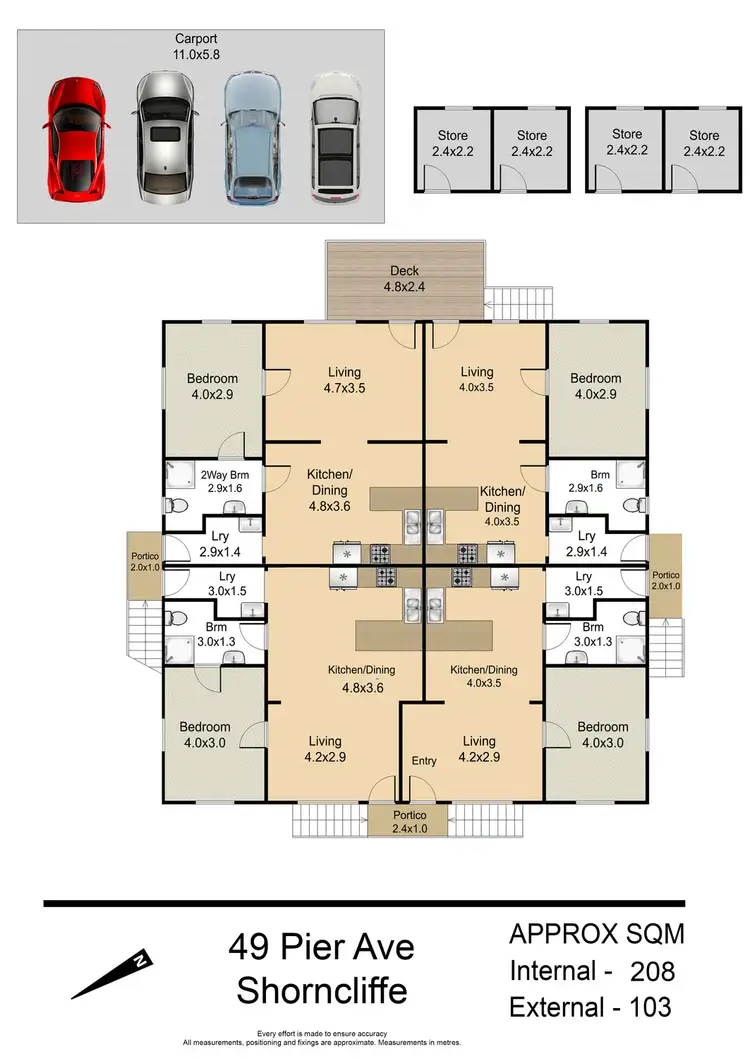 Floorplan of Homely house listing, 49 Pier Avenue, Shorncliffe QLD 4017
