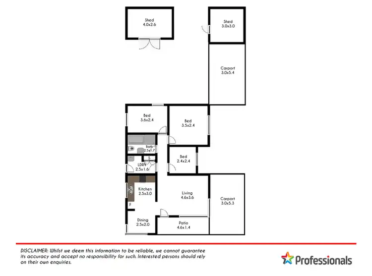 Floorplan of Homely house listing, Address available on request