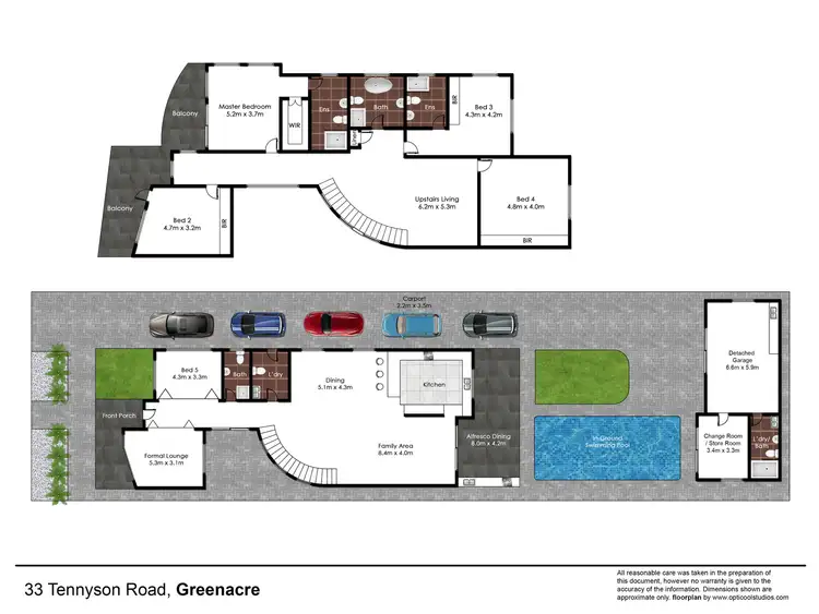 Floorplan of Homely house listing, 33 Tennyson Road, Greenacre NSW 2190