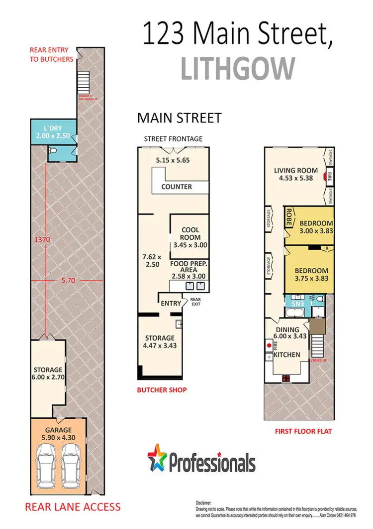 Floorplan of Homely unit listing, 123 Main Street, Lithgow NSW 2790