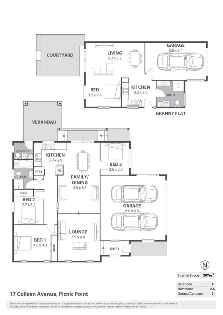 Floorplan of Homely house listing, 17 Colleen Avenue, Picnic Point NSW 2213