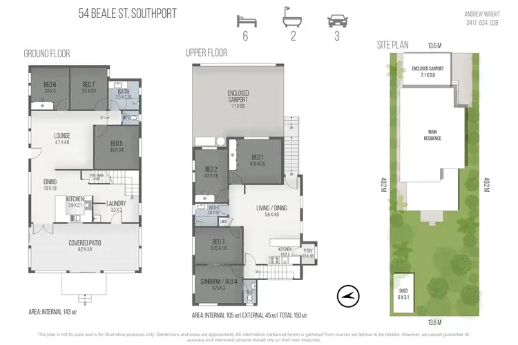 Floorplan of Homely house listing, 54 Beale Street, Southport QLD 4215