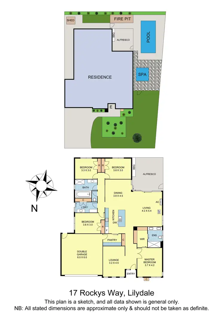 Floorplan of Homely house listing, 17 Rockys Way, Lilydale VIC 3140