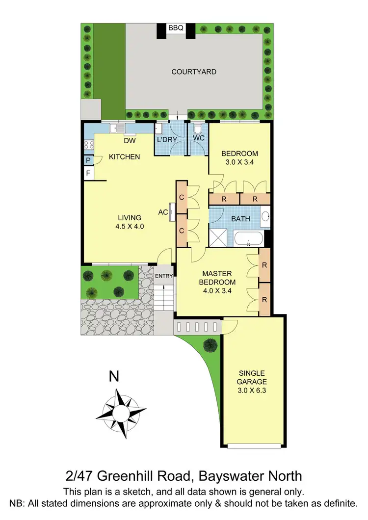 Floorplan of Homely unit listing, 2/47-49 Greenhill Road, Bayswater North VIC 3153