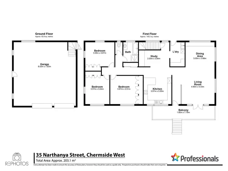 Floorplan of Homely house listing, 35 Narthanya Street, Chermside West QLD 4032