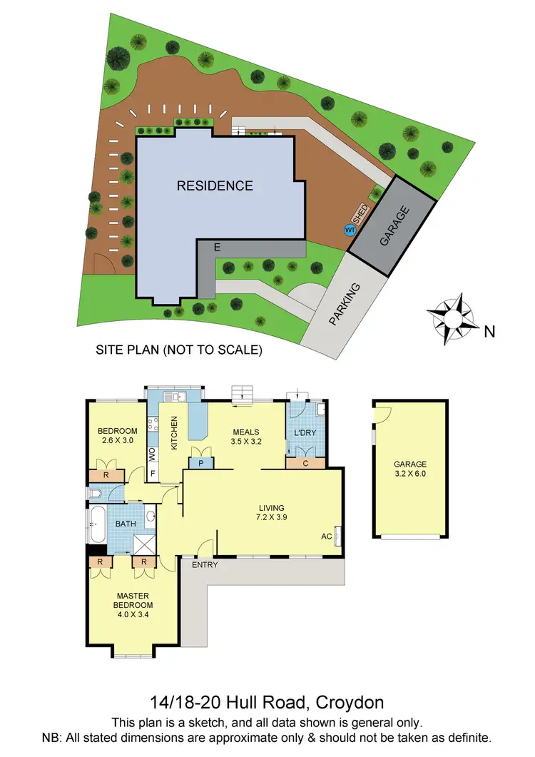 Floorplan of Homely unit listing, 14/18-20 Hull Road, Croydon VIC 3136
