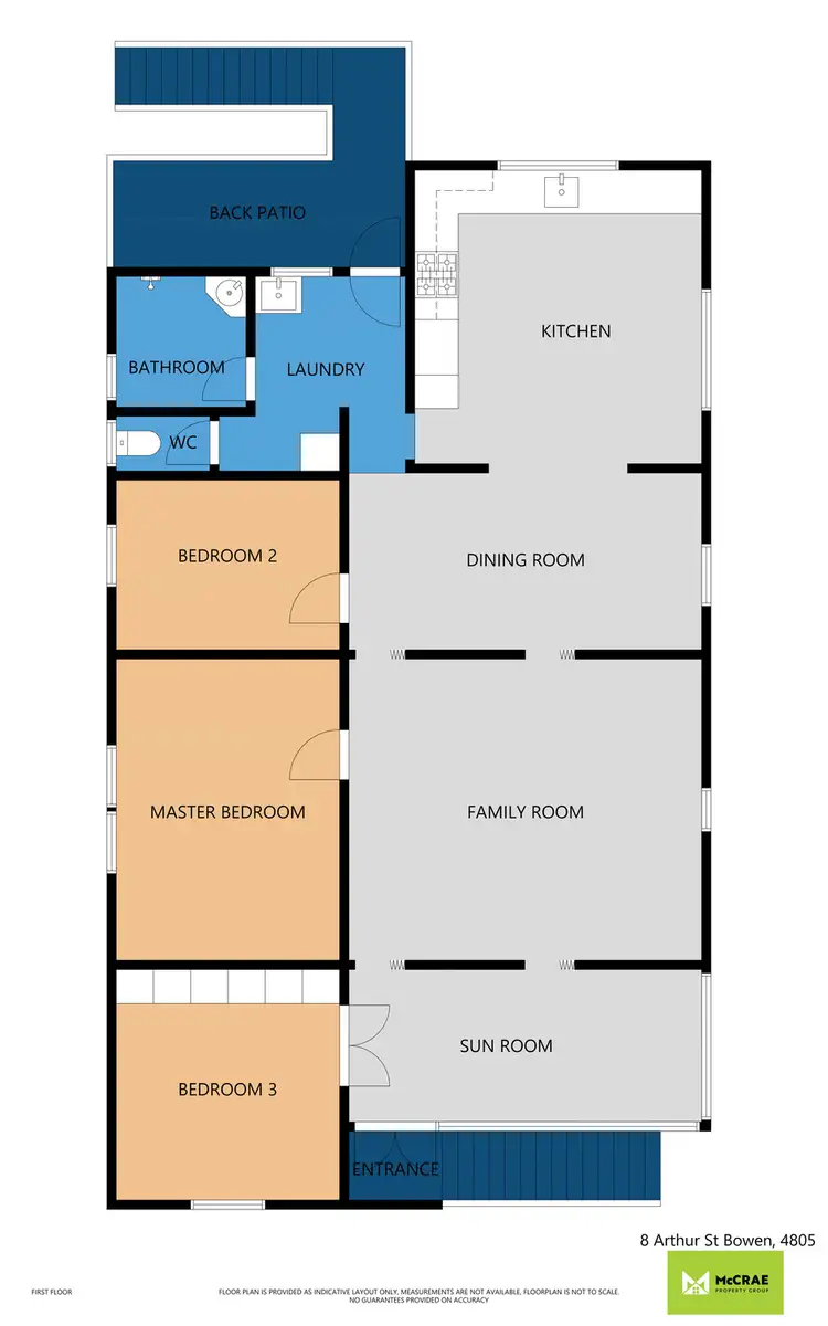 Floorplan of Homely house listing, 8 Arthur Street, Bowen QLD 4805