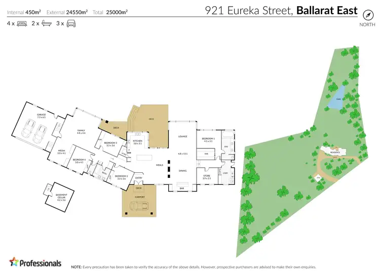 Floorplan of Homely house listing, 921 Eureka Street, Ballarat East VIC 3350
