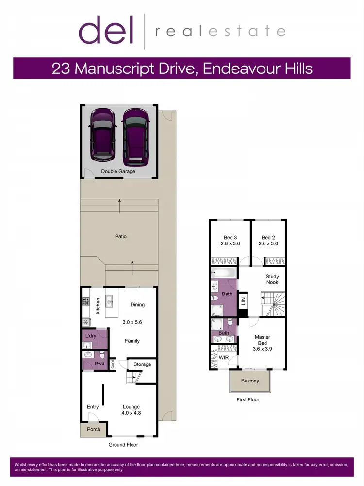 Floorplan of Homely house listing, 23 Manuscript Drive, Endeavour Hills VIC 3802