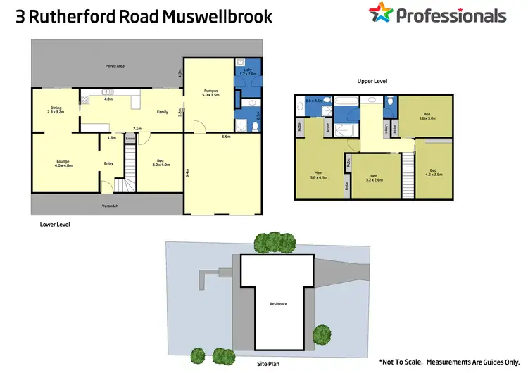 Floorplan of Homely house listing, 3 Rutherford Road, Muswellbrook NSW 2333