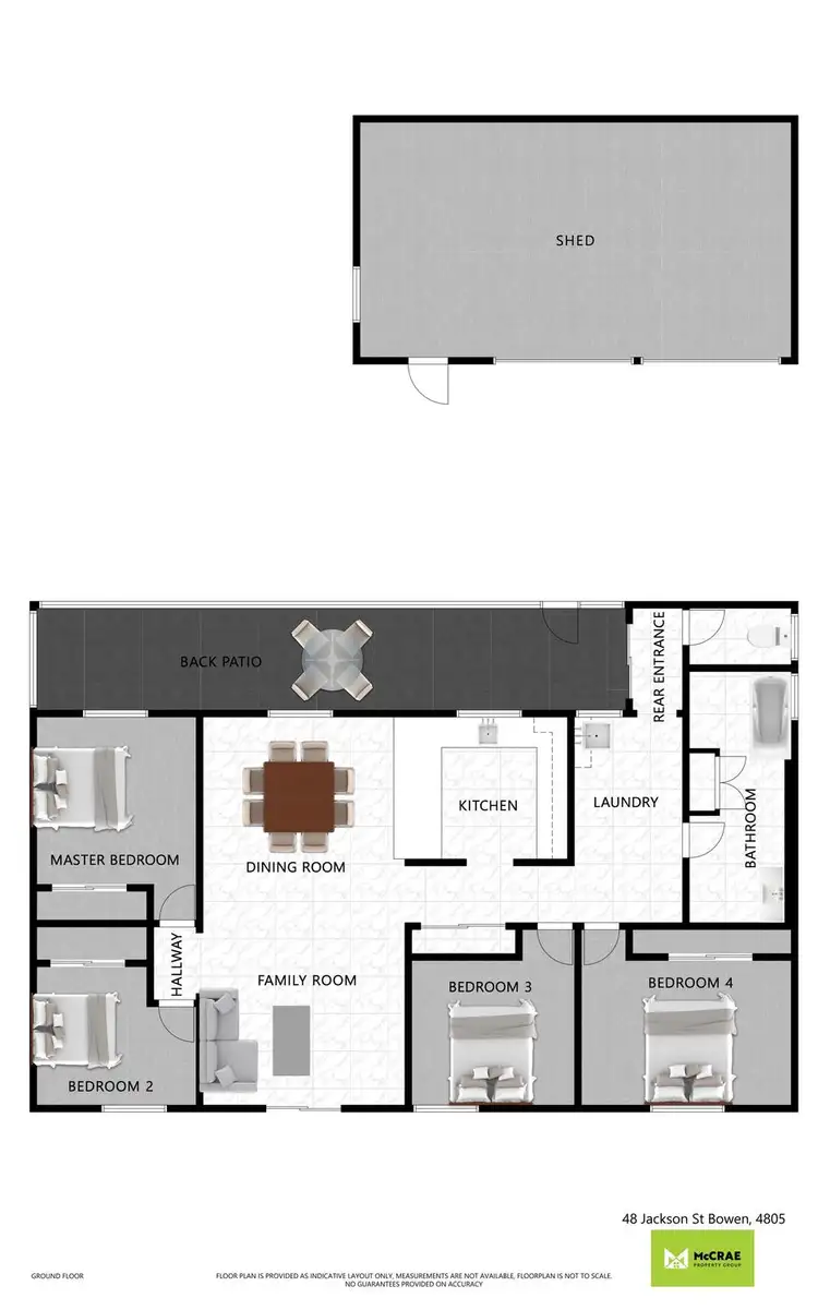 Floorplan of Homely house listing, 48 Jackson Street, Bowen QLD 4805