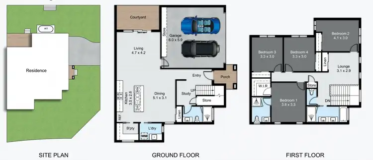 Floorplan of Homely house listing, 53 Central Park Drive, Claremont Meadows NSW 2747
