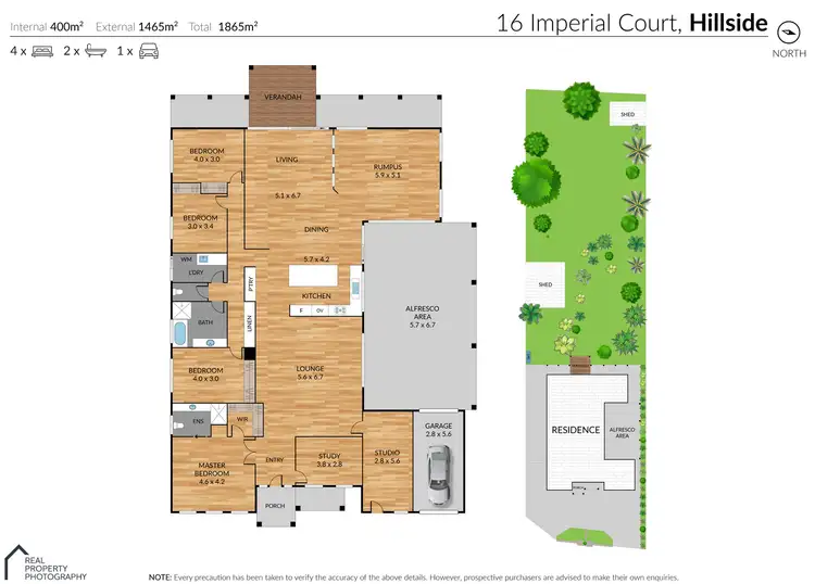 Floorplan of Homely house listing, 16 Imperial Court, Hillside VIC 3037
