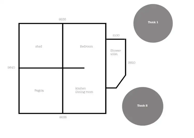 Floorplan of Homely rural property listing, Lot 77/392c Cape Borda Road, Gosse SA 5223