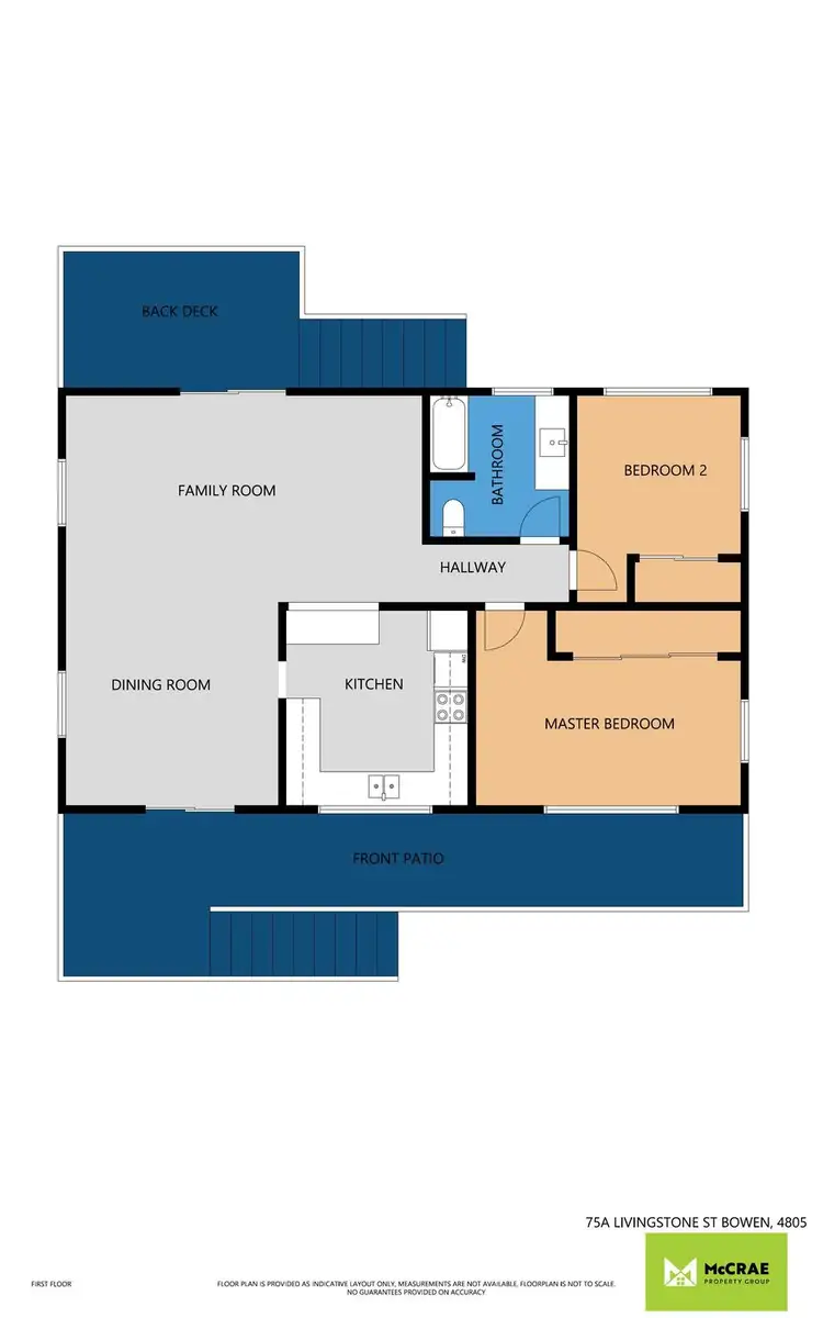 Floorplan of Homely house listing, 75a Livingstone Street, Bowen QLD 4805