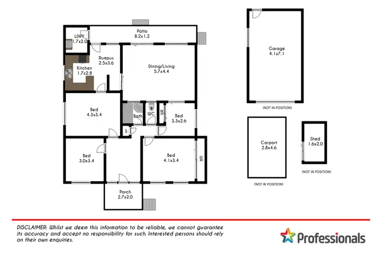 Floorplan of Homely house listing, Address available on request