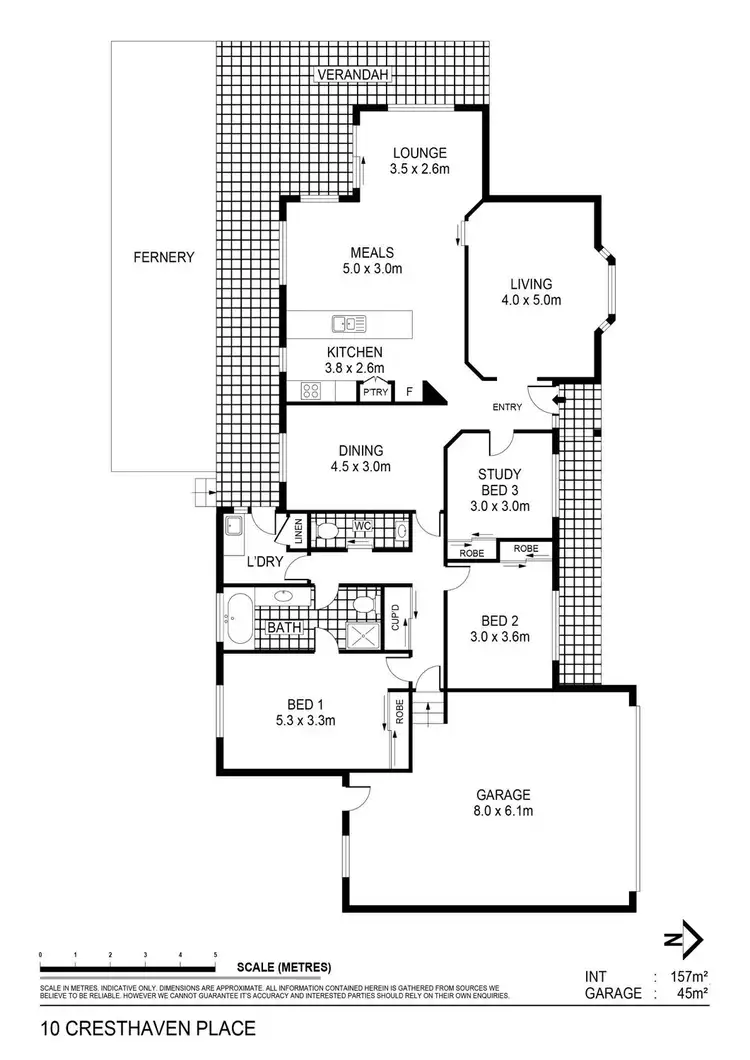 Floorplan of Homely house listing, 10 Cresthaven Place, East Bendigo VIC 3550