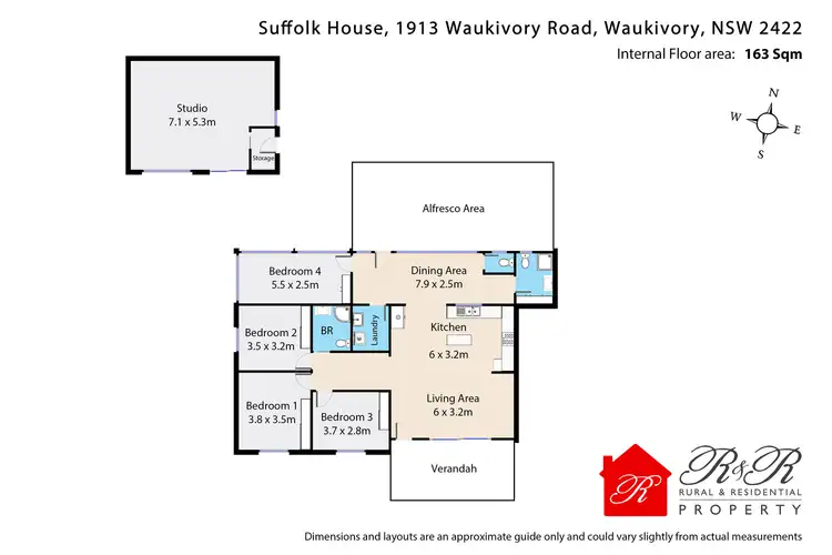 Floorplan of Homely rural property listing, Suffolk House/1913 Waukivory Road, Gloucester NSW 2422