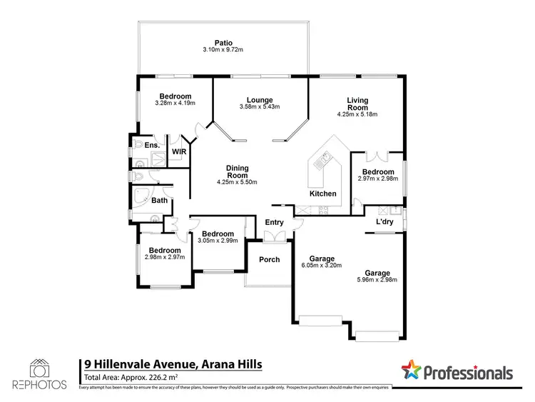 Floorplan of Homely house listing, 9 Hillenvale Avenue, Arana Hills QLD 4054