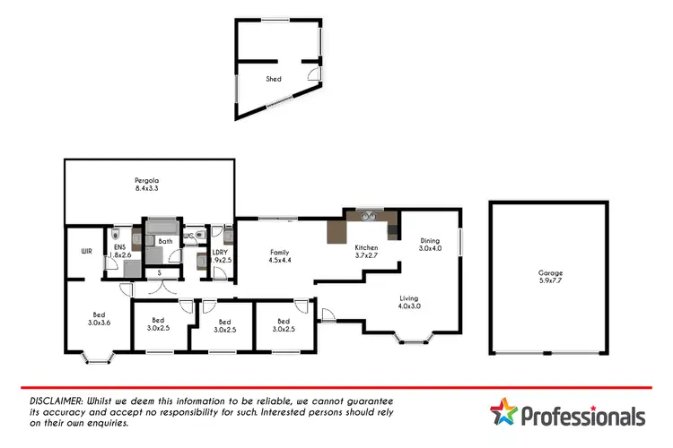 Floorplan of Homely house listing, Address available on request