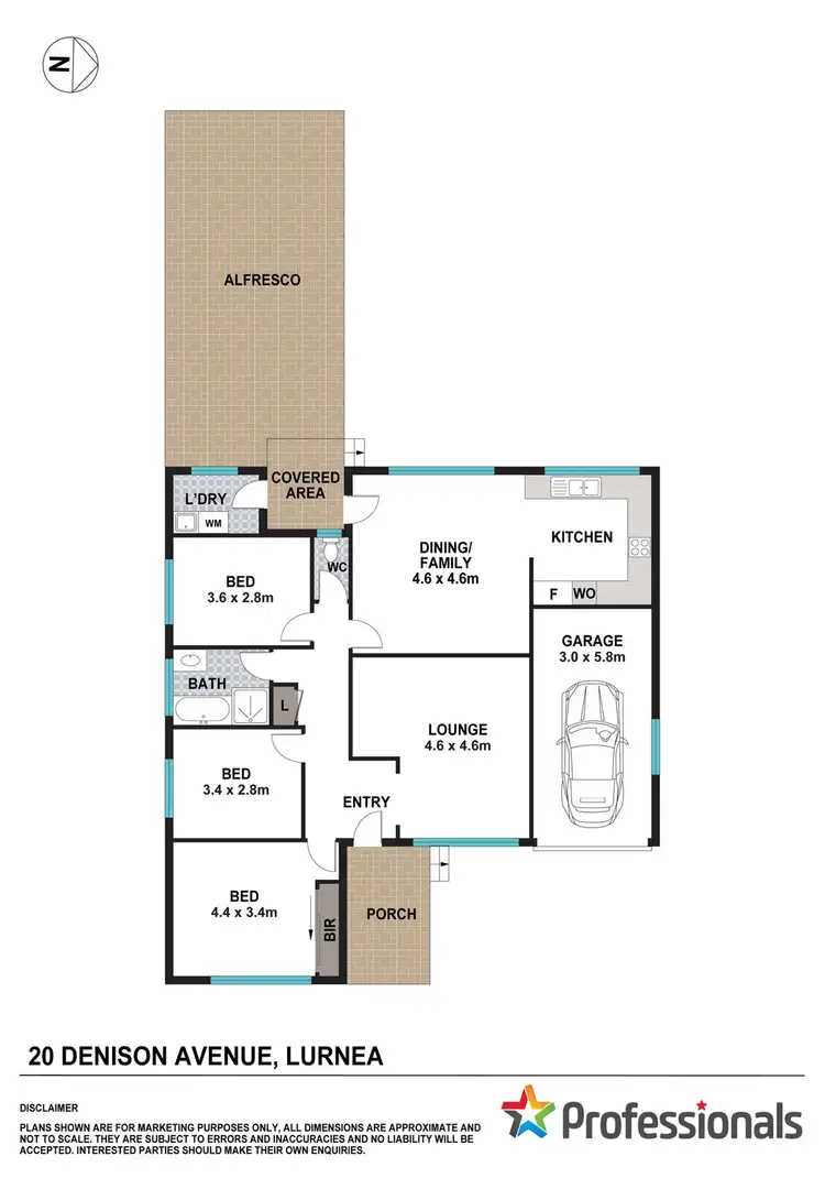 Floorplan of Homely house listing, 20 Denison Avenue, Lurnea NSW 2170