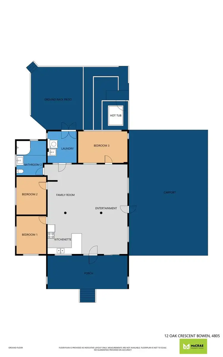 Floorplan of Homely house listing, 12 Oak Crescent, Bowen QLD 4805