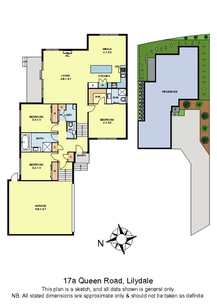 Floorplan of Homely house listing, 17a Queen Road, Lilydale VIC 3140
