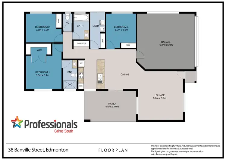 Floorplan of Homely house listing, 38 Banville Street, Edmonton QLD 4869