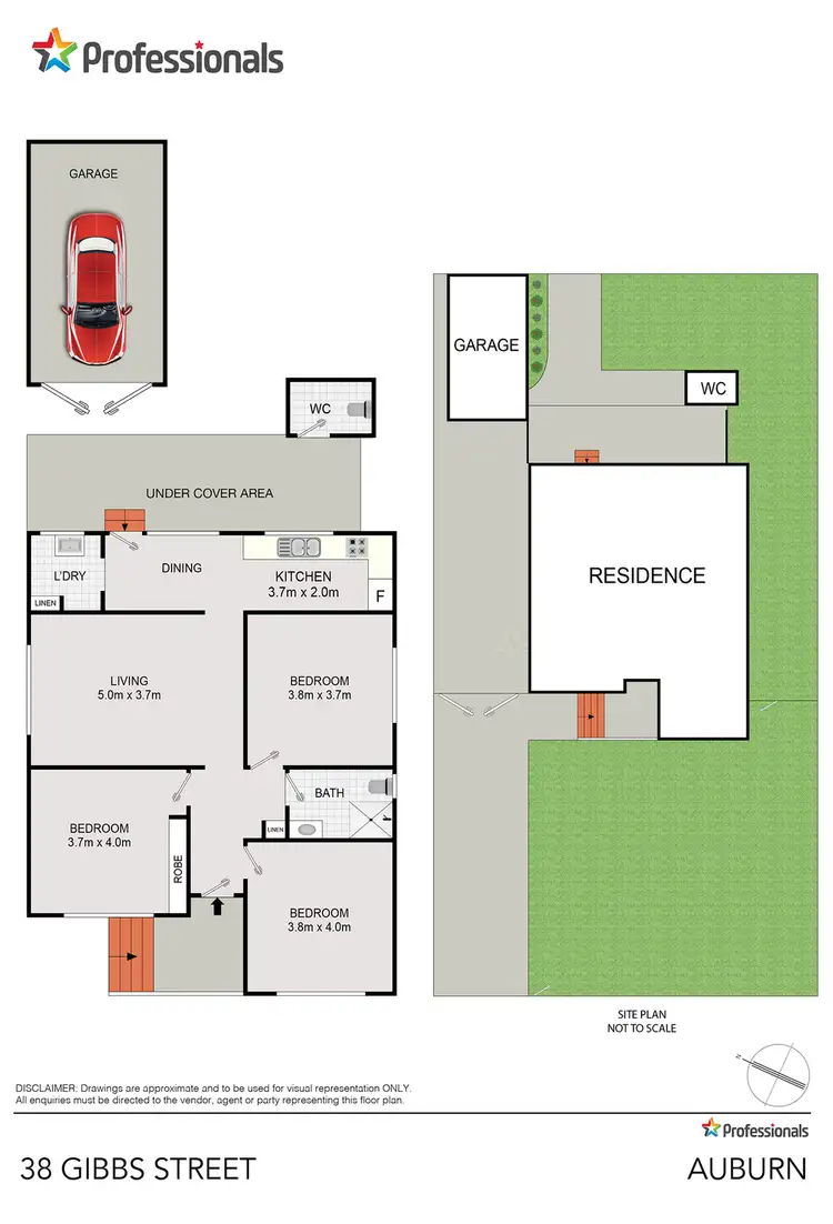 Floorplan of Homely house listing, 38 Gibbs Street, Auburn NSW 2144