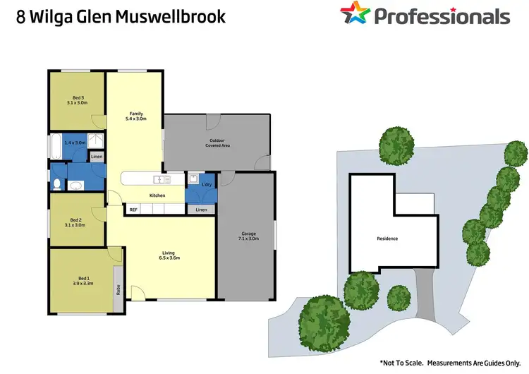 Floorplan of Homely house listing, 8 Wilga Glen, Muswellbrook NSW 2333