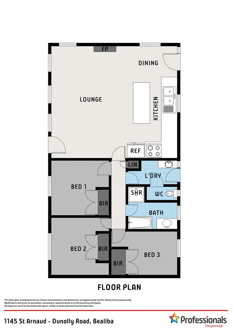 Floorplan of Homely house listing, 1145 St Arnaud - Dunolly Road, Bealiba VIC 3475