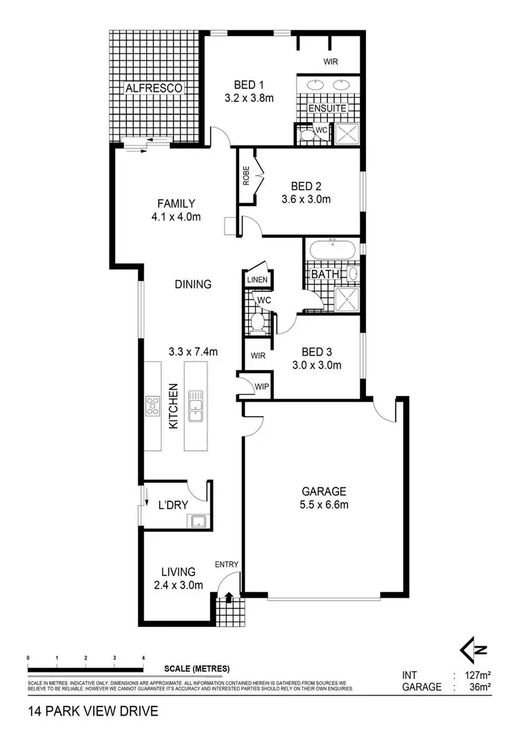 Floorplan of Homely house listing, 14 Park View Drive, Serpentine VIC 3517
