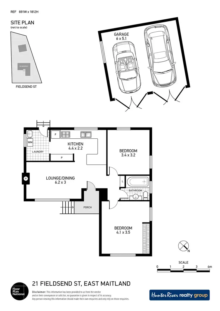 Floorplan of Homely house listing, 21 Fieldsend Street, East Maitland NSW 2323