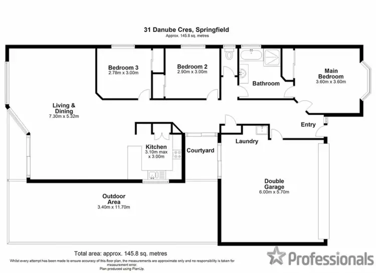 Floorplan of Homely house listing, 31 Danube Crescent, Springfield QLD 4300