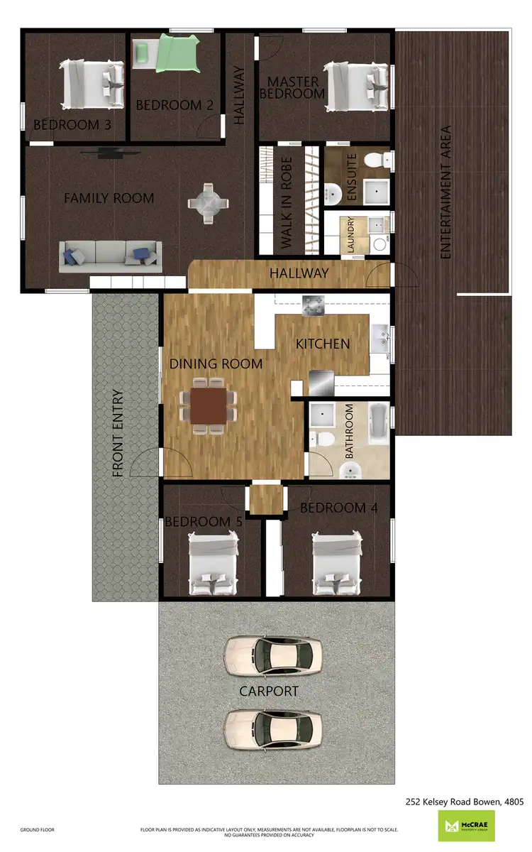 Floorplan of Homely house listing, 252 Kelsey Road, Bowen QLD 4805